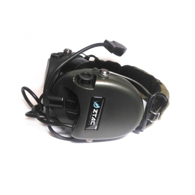 Наушники тактические Z-TAC Z111 FG с гарнитурой