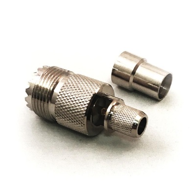 Разъем обжимной UHF-female 5D-FB