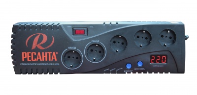 Стабилизатор напряжения Ресанта С1000 Стабилизатор напряжения Ресанта С1000